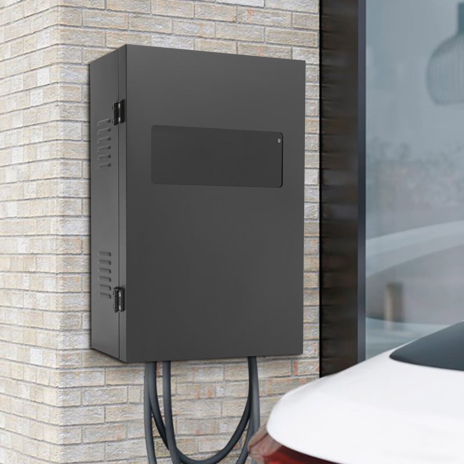 Wall EV Charger Protective Box, Charging Cable Organizer Wall Charger Holder Box, Charger Station Box