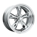 American Racing Vintage Aluminum Rim VN615 TORQ THRUST II 1 PC 15X4in Chrome Finish, VN6155465