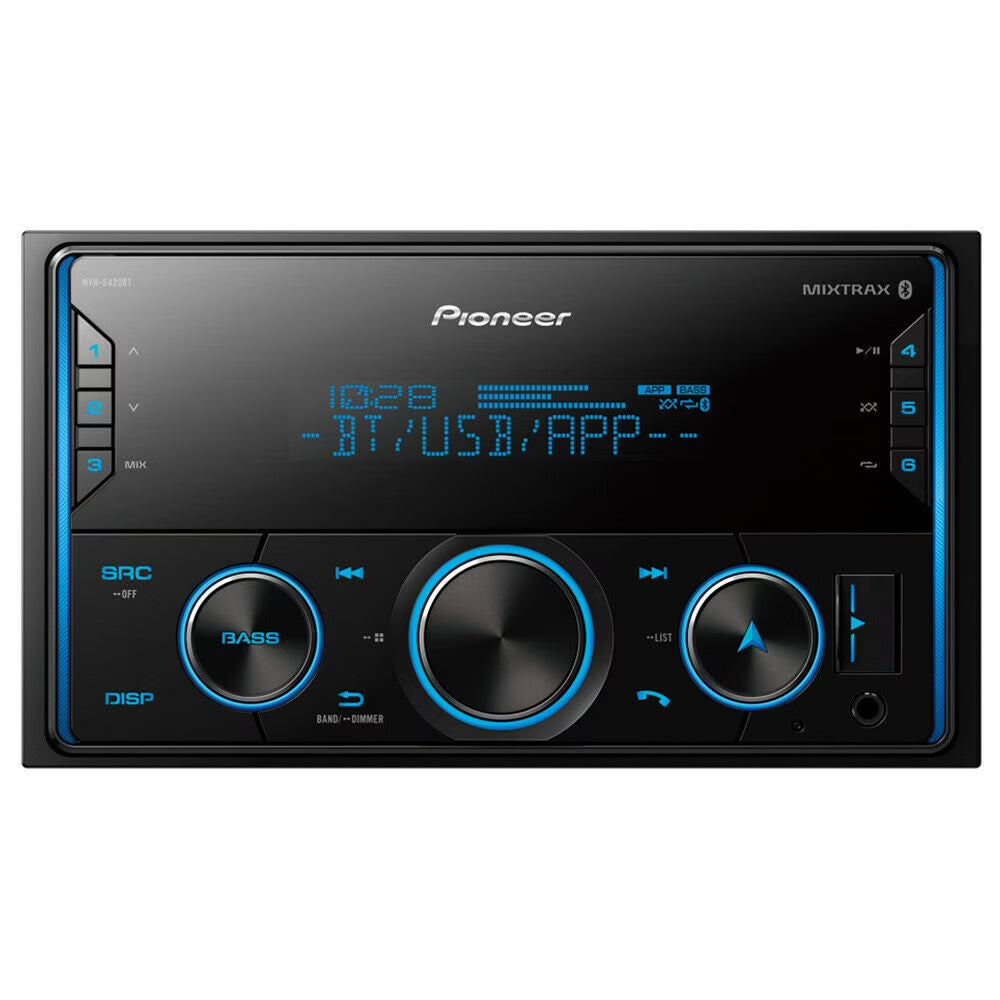 Pioneer MVH-S420BT MP3, WMA, and WAV Car In-Dash Media Receiver