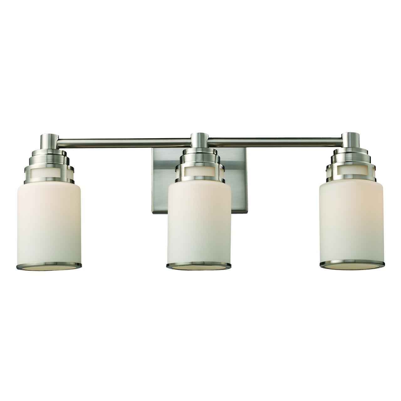 Elk Home 23-Inch Wide Bryant Vanity Light. Transitional. Satin Nickel
