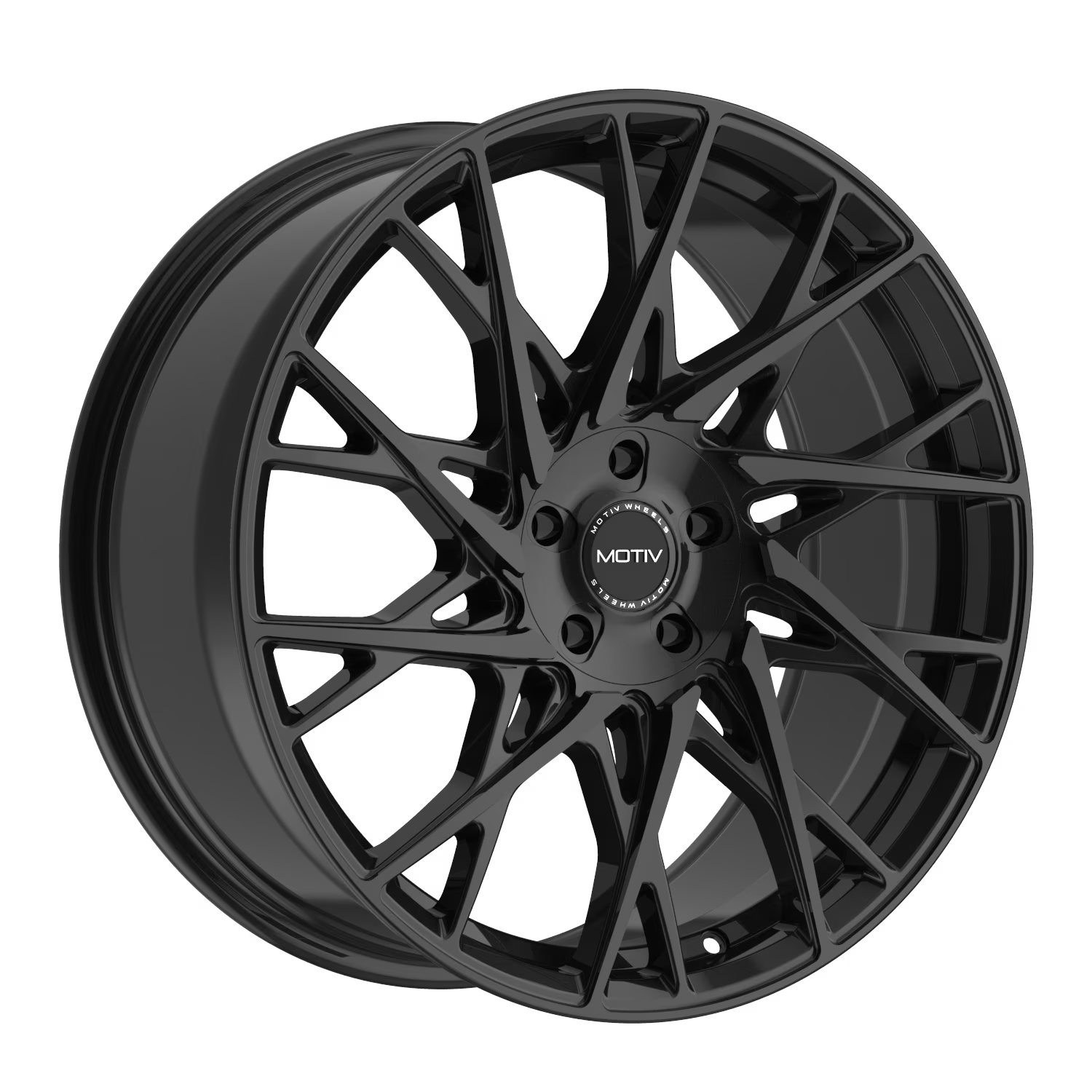 Motiv 17x7.5 5X4.50 430B Maestro Black Wheel Rim