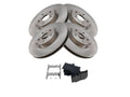 Front Brake Pad and Rotor Kit - Compatible with 2016 - 2019 IS300 2017 2018