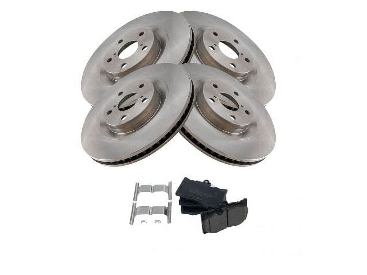 Front Brake Pad and Rotor Kit - Compatible with 2016 - 2019 IS300 2017 2018