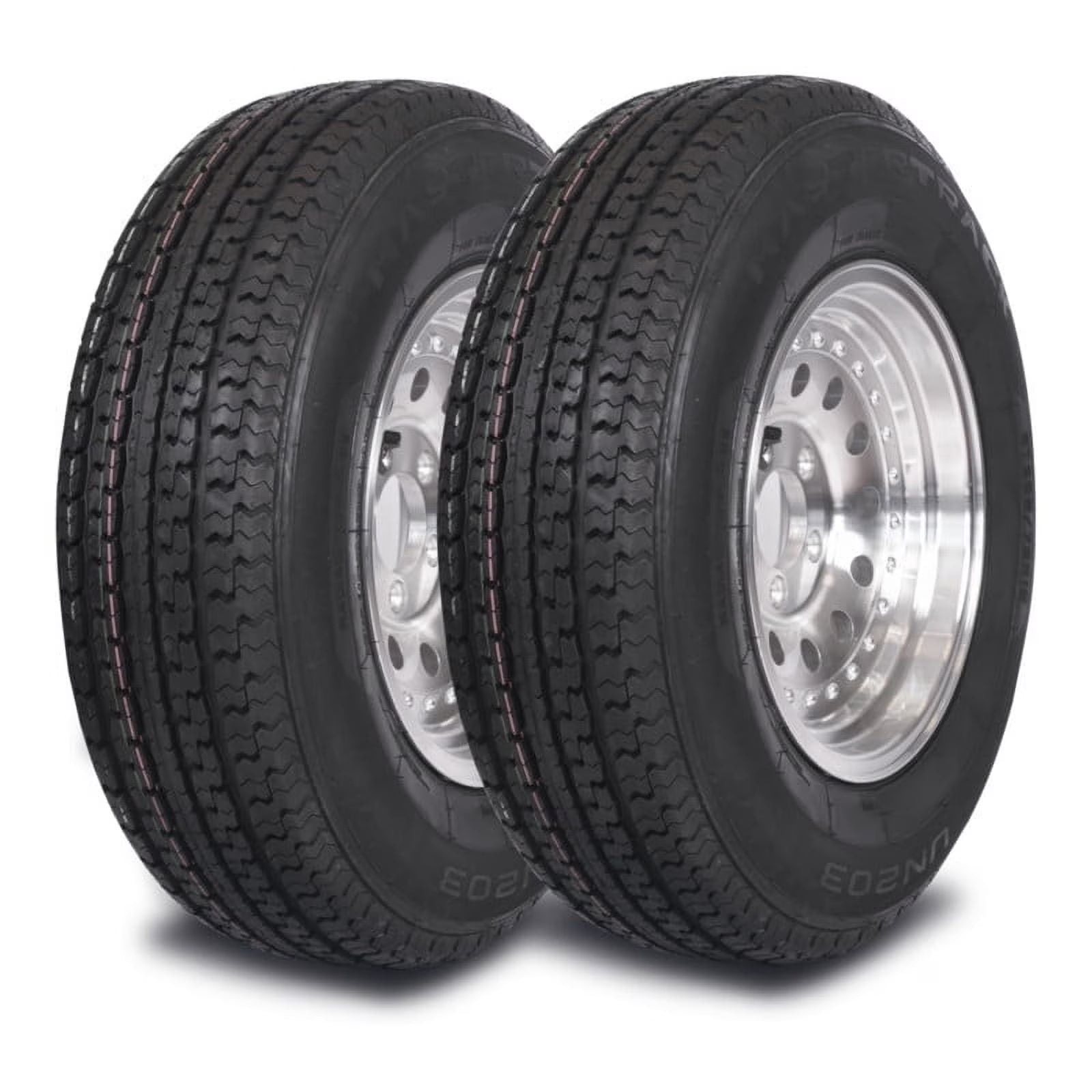 Mastertrack UN203 ST235/85R16 12 Ply 128M Load Range F Radial Trailer Tire - ST 235/85/16,Set of 2(No Wheels)