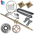44  Rear Live Axle Kit Sprocket Brake Chain Wheel Hub Go Cart ATV Quad