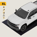 AutoFloorGuard AFG8622 8.5??x22?? Extra Large Garage Floor Mat for Under Truck