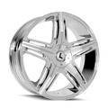 KRAZE HYPE-KR158 20X8.5 5X110/5X115 40ET 73CB CHROME