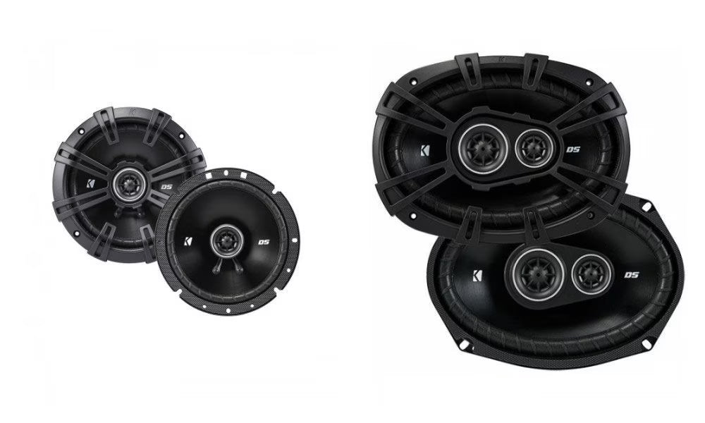 Kicker (2) 43DSC6704 6.75  Car Speakers + (2) 43DSC69304 6x9 Speakers