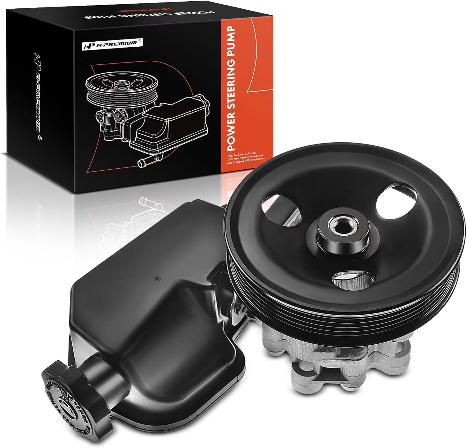 A-Premium Power Steering Pump Compatible with Dodge Dakota 2005-2007