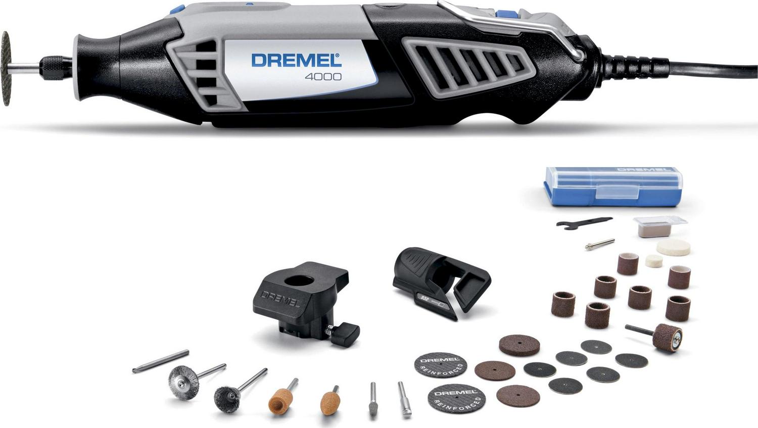 Dremel 4000-2/30 120-Volt Variable Speed High Performance Rotary Tool Kit. 2 Attachments & 30 Accessories