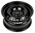2002-2005 Audi A4 15 x 6-1/2 Single 5 Lug Black Steel Wheel Rim 8E060102703C