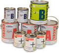 Military Paint Kit - 5 gallons + Camouflage Woodland Pattern - Black Tan Green