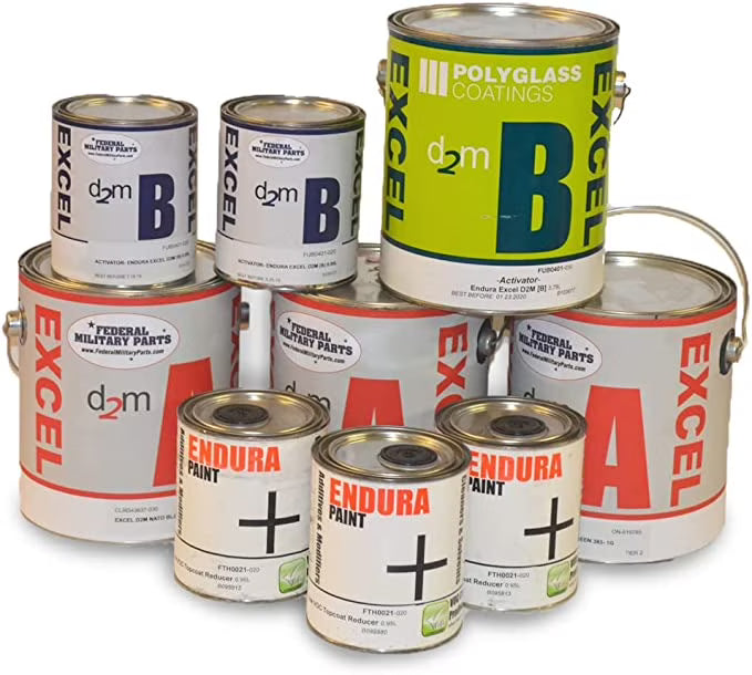 Military Paint Kit - 5 gallons + Camouflage Woodland Pattern - Black Tan Green