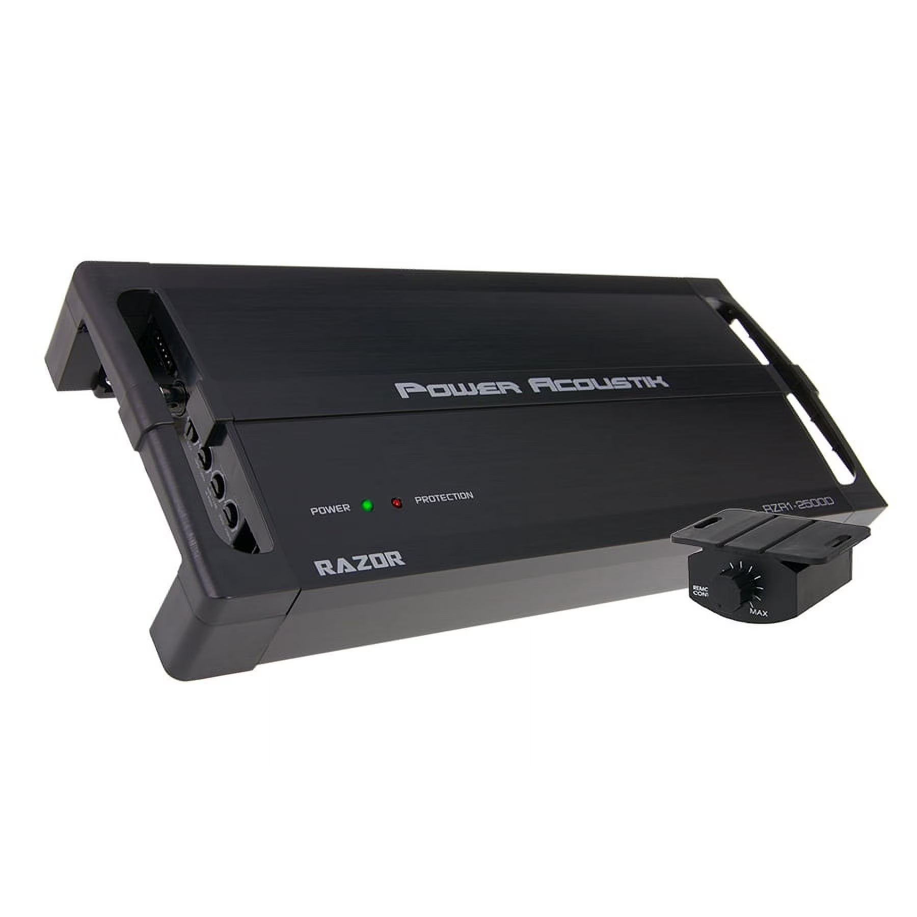 Power Acoustik RZR1-2500D Amplifier, Razor Series Subwoofer 1-Channel Amplifier, 2 Ohm Stable 2,500 Watt Max (New)
