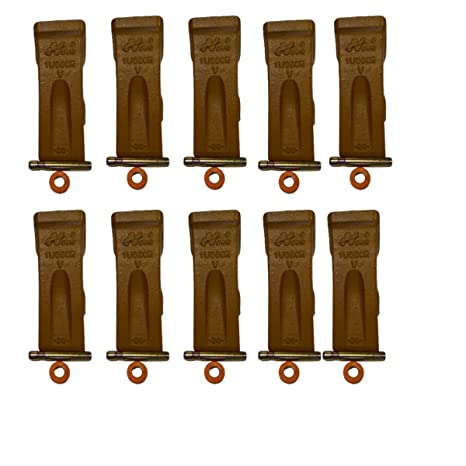 10 PK 1U3302 1U-3302 Bucket Teeth 9J2308 Pins,8E6259 RETAINER FITS CATERPILLART
