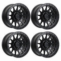 4 x Lock Offroad Yosemite Matte Black Wheels 5x127 20x10 -18et Truck Suv Rims