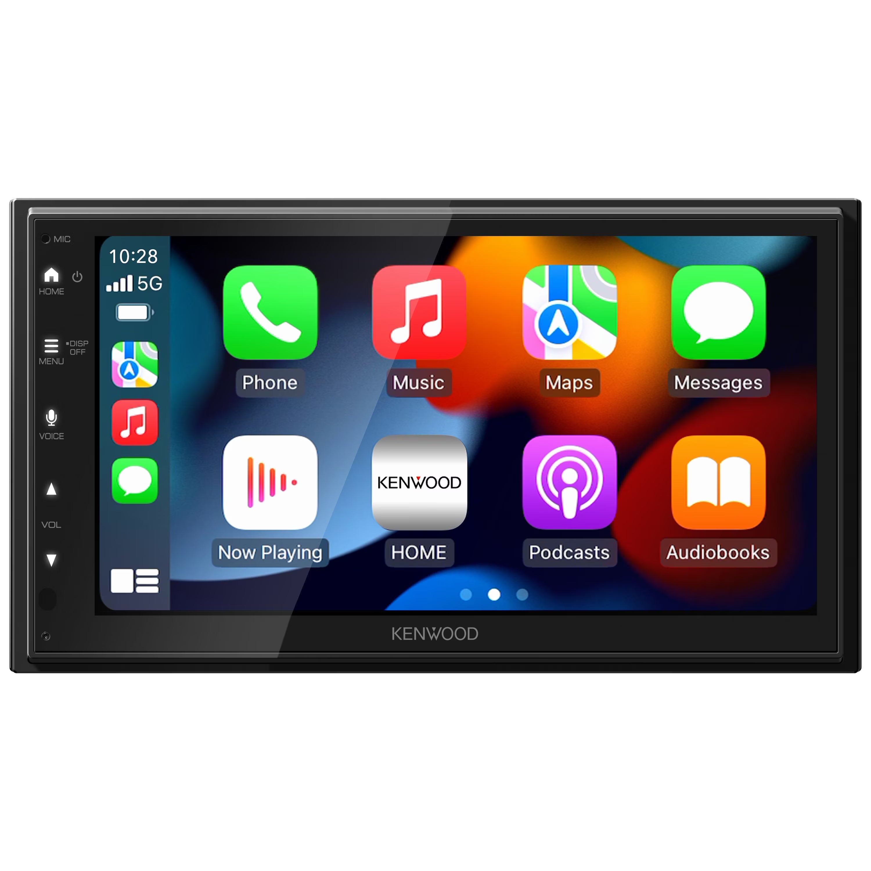 KENWOOD DMX500S AV Car Stereo with Wireless CarPlay/Android Auto, 6.8  Touchscreen, Back up camera input