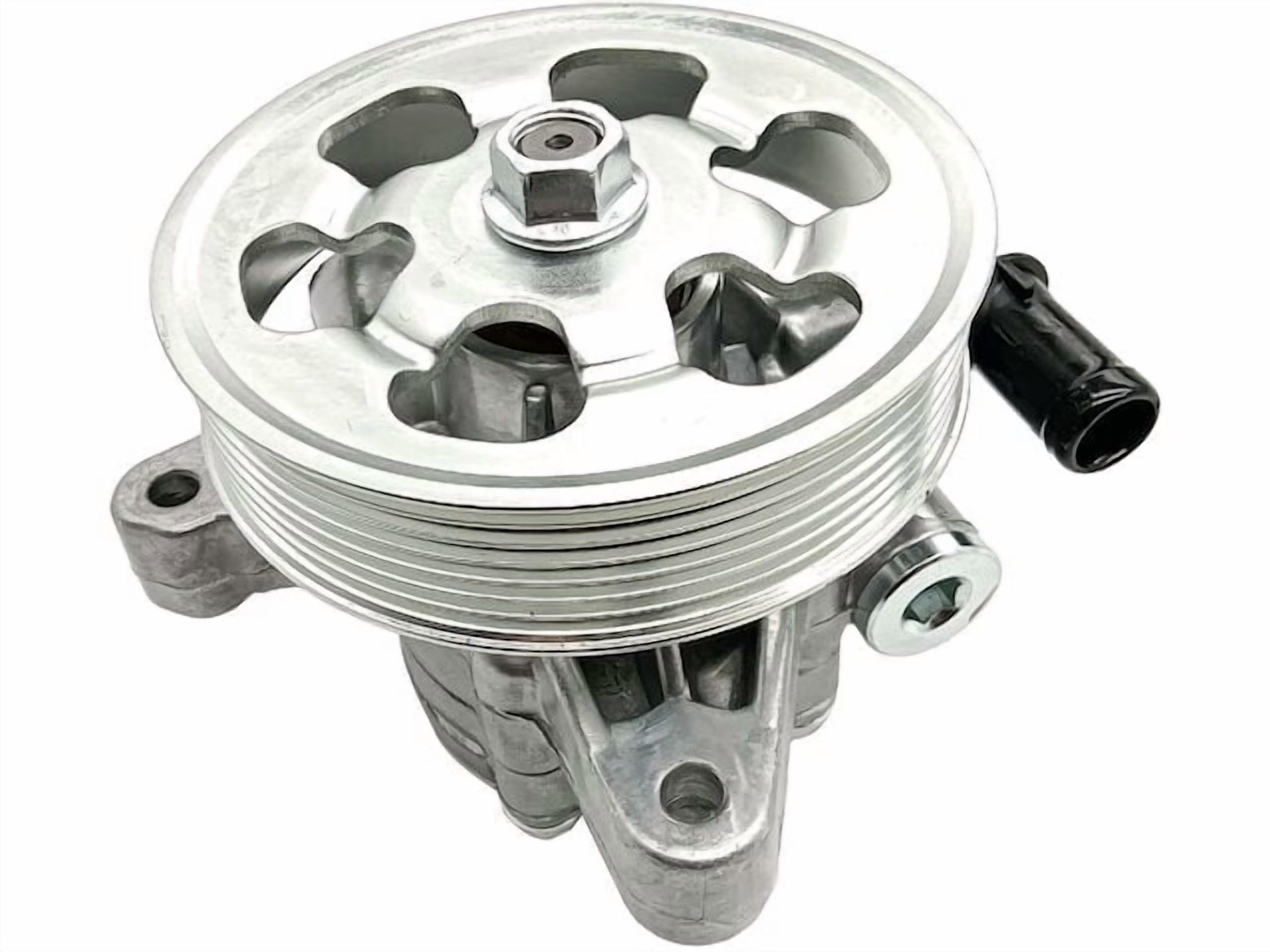 Power Steering Pump with Pulley - Compatible with 2003 - 2007 Honda Accord 2.4L 4-Cylinder 2004 2005 2006