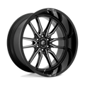 Fuel D761 Clash 24X12 6X135 -44Et 71.5Cb Gloss Black Milled Wheel