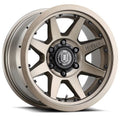 17x8.5 Icon Alloys Rebound Pro Bronze Wheel 6x5.5 (0mm) Fits select: 2007-2023 CHEVROLET SILVERADO, 1995-2023 TOYOTA TACOMA