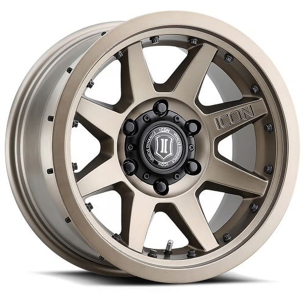 17x8.5 Icon Alloys Rebound Pro Bronze Wheel 6x5.5 (0mm) Fits select: 2007-2023 CHEVROLET SILVERADO, 1995-2023 TOYOTA TACOMA