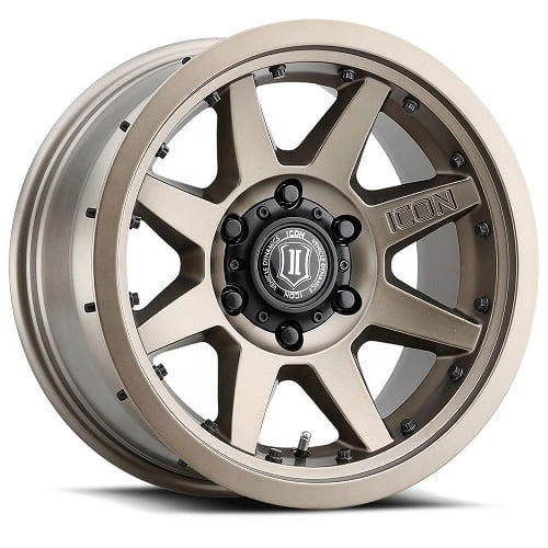 17x8.5 Icon Alloys Rebound Pro Bronze Wheel 6x5.5 (0mm) Fits select: 2007-2023 CHEVROLET SILVERADO, 1995-2023 TOYOTA TACOMA