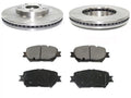 Front Ceramic Brake Pads and Rotor Kit - Compatible with 2002 - 2006 Toyota Camry 2003 2004 2005