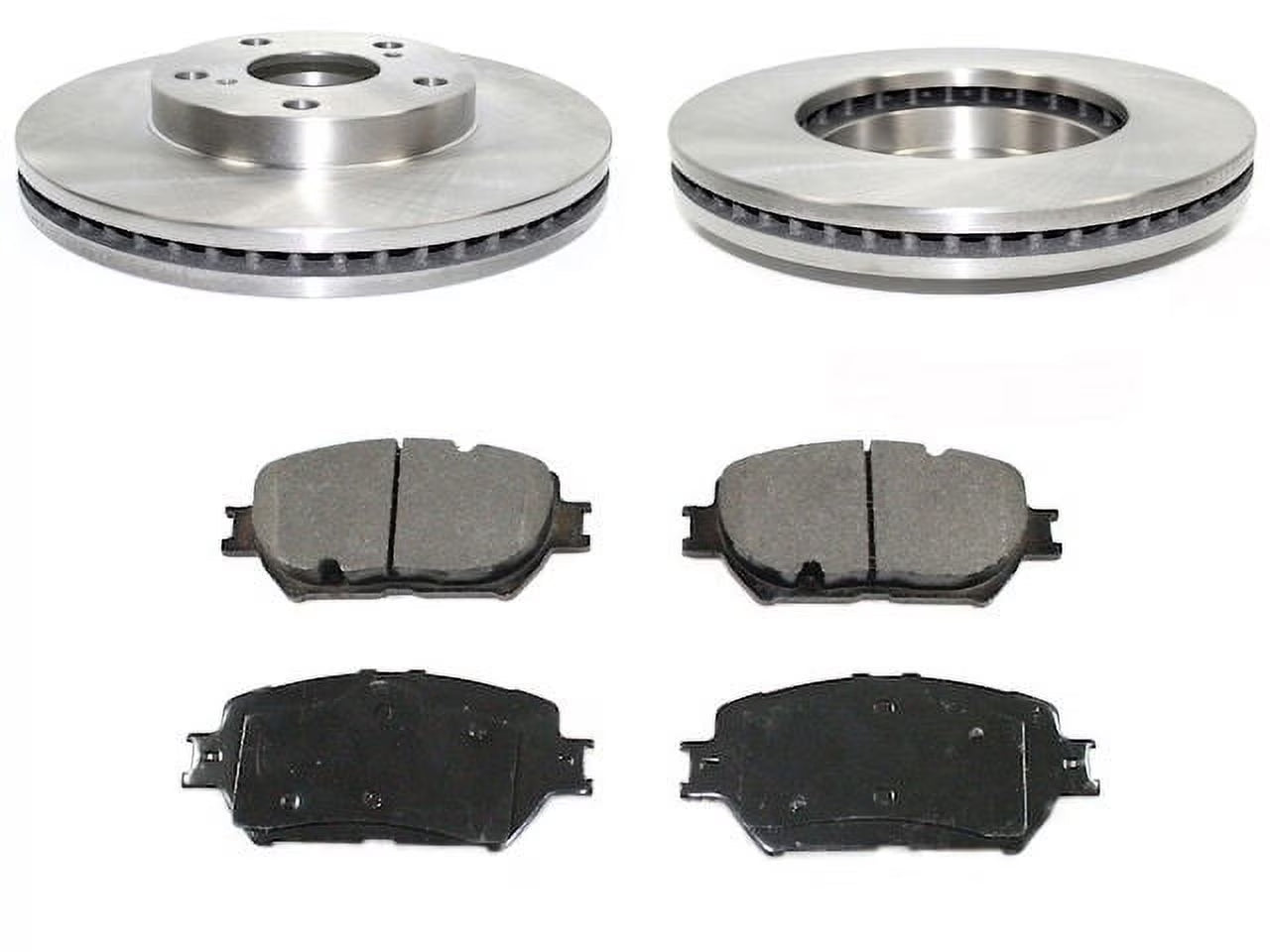 Front Ceramic Brake Pads and Rotor Kit - Compatible with 2002 - 2006 Toyota Camry 2003 2004 2005