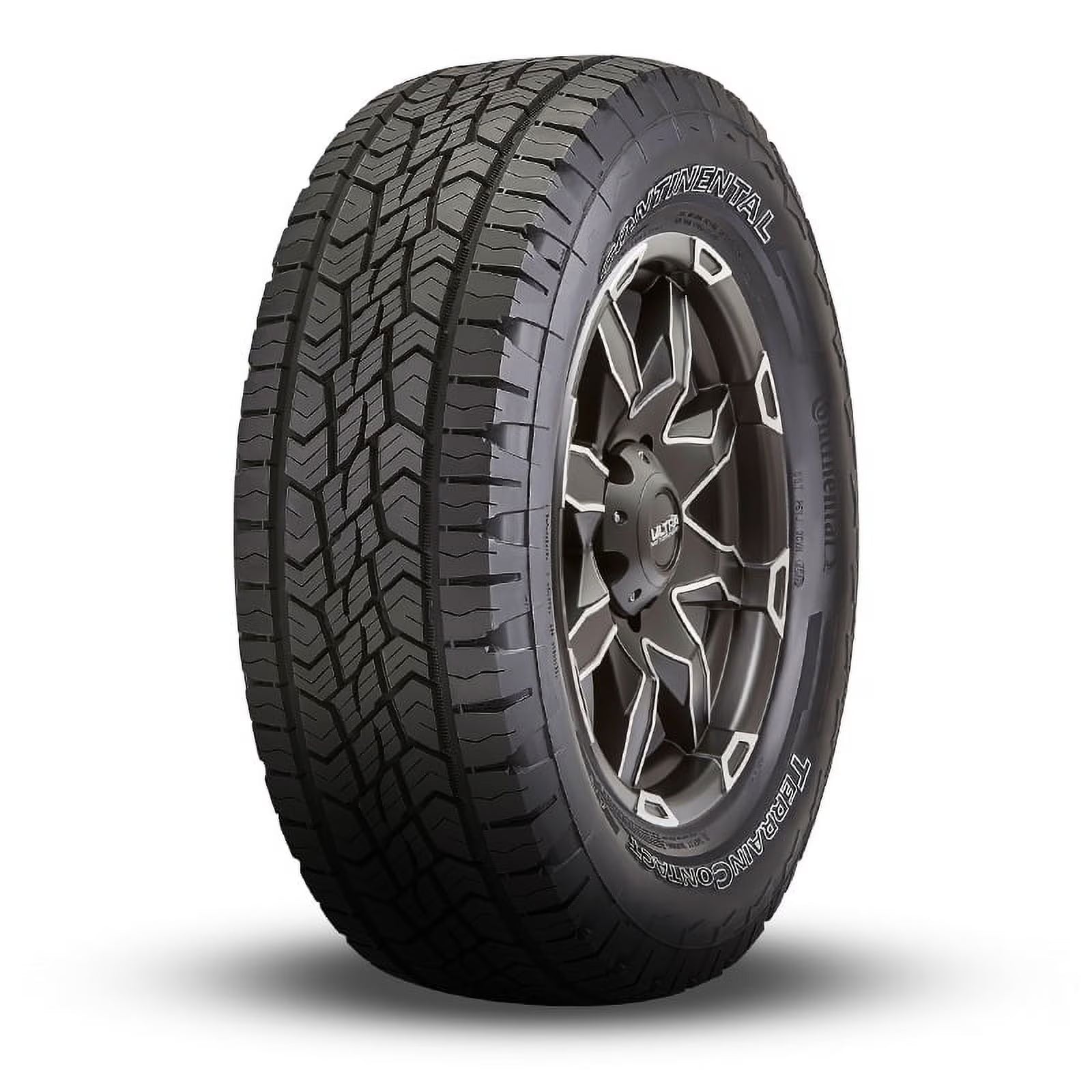 1 Continental TerrainContact A/T OWL 255/75R17 115S All Terrain 60K MILE 680AB 15506830000 / 255/75/17 / 2557517