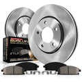 Power Stop Rear Stock Replacement Brake Pad and Rotor Kit KOE4683 Fits 2017 Ford Expedition