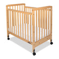 Child Craft Bristol Compact Portable Crib with 3¡å Mattress. Durable Wood Frame. Quiet Casters. Natural
