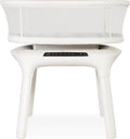 4moms MamaRoo Sleep Bassinet. Baby Bedside Bassinet. Supports Babys Sleep with Adjustable Features 5 Motions. 5 Speeds. 4 Soothing Sounds and 2 Heights