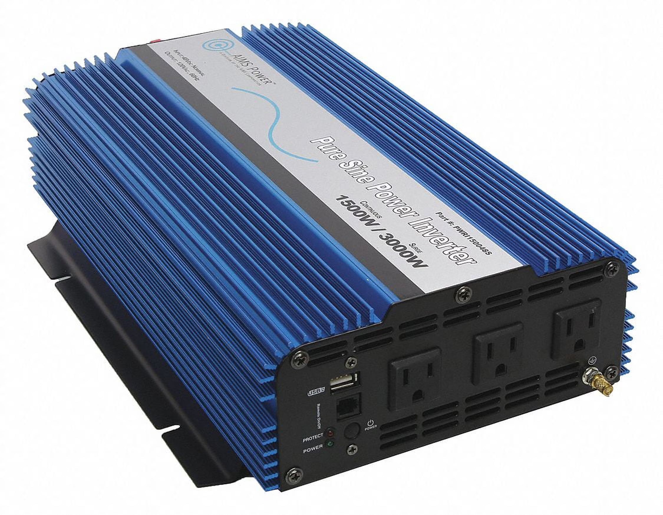 AIMS Power PWRI150048S 1500 WATT PURE SINE INVERTER 48VDC TO 120VAC