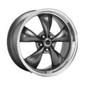 American Racing Torq Thurst M, Anthracite Machined Lip 16x7 Wheel with 5x110 Bolt Pattern - Gun Metal Wheel Rim