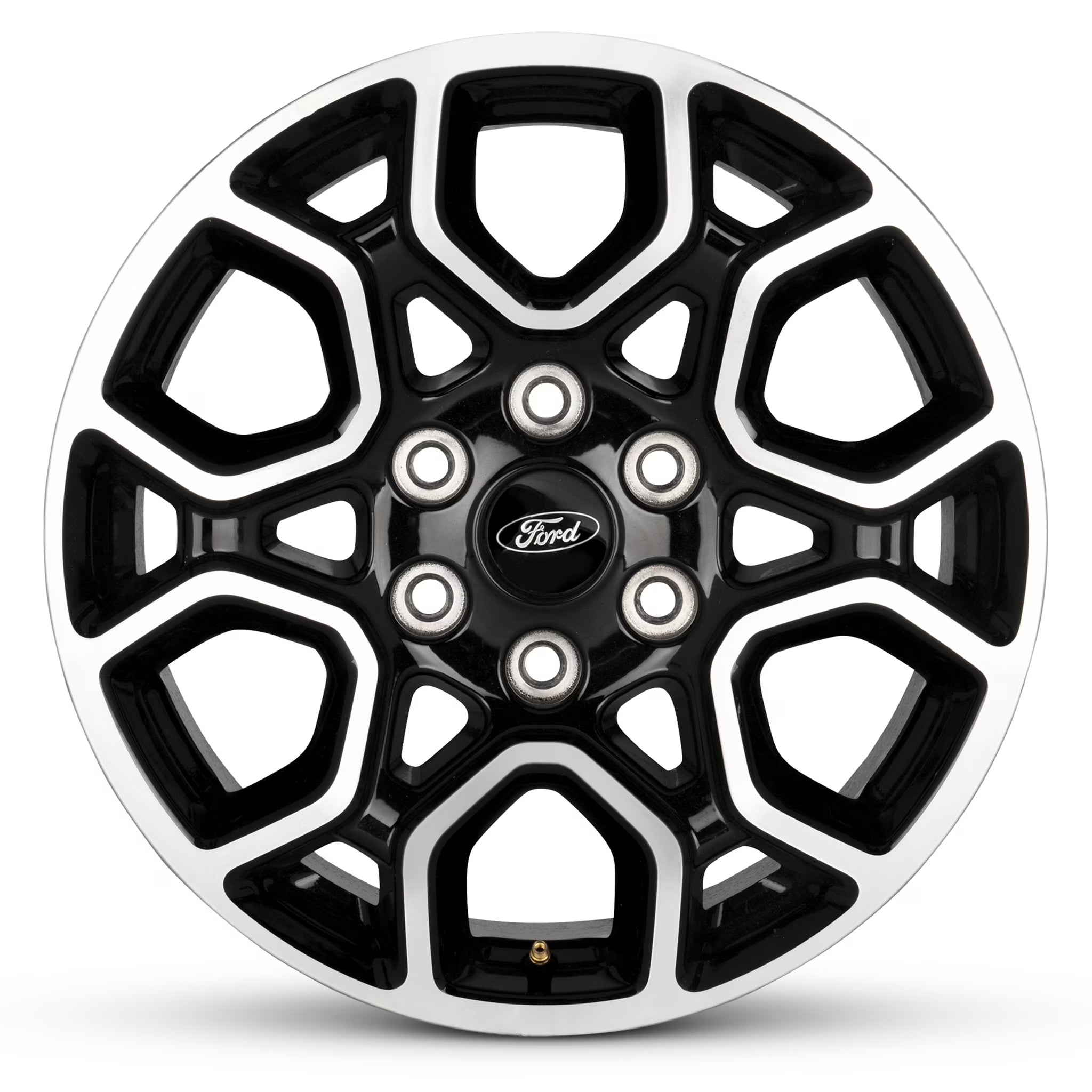 For 2021-2022 Ford F150 18 Inch Machined Face with Painted Inlay Black Alloy - New Take-Off Rim - Road Ready Car Wheel