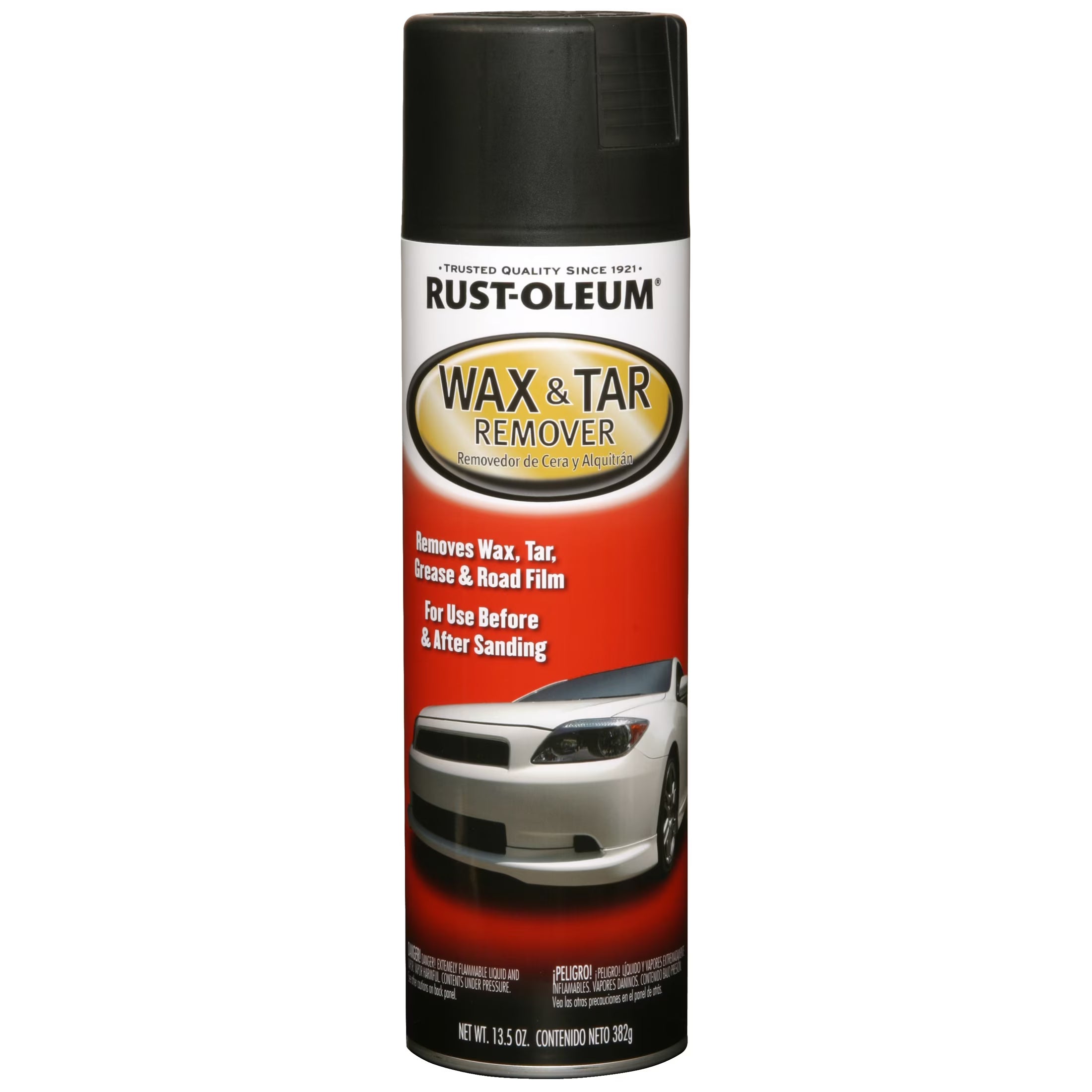 6 Pack, Clear, Rust-Oleum Automotive Wax and Tar Remover Spray-251567, 13.5 oz
