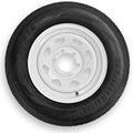 RubberMaster ST205/75R15 6 Ply Highway Rib Tire and 6 on 5.5 Eight Spoke