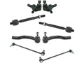 Front Ball Joint Sway Bar Link Tie Rod End Kit 8 Piece - Compatible with 2006 - 2018 Toyota RAV4 2007 2008 2009 2010 2011 2012 2013 2014 2015 2016 2017