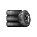 Set of 4 Continental TerrainContact A/T 265/75R16 116T Tires Fits: 1996-99 Chevrolet Tahoe Base, 2006-07 Hummer H3 Base