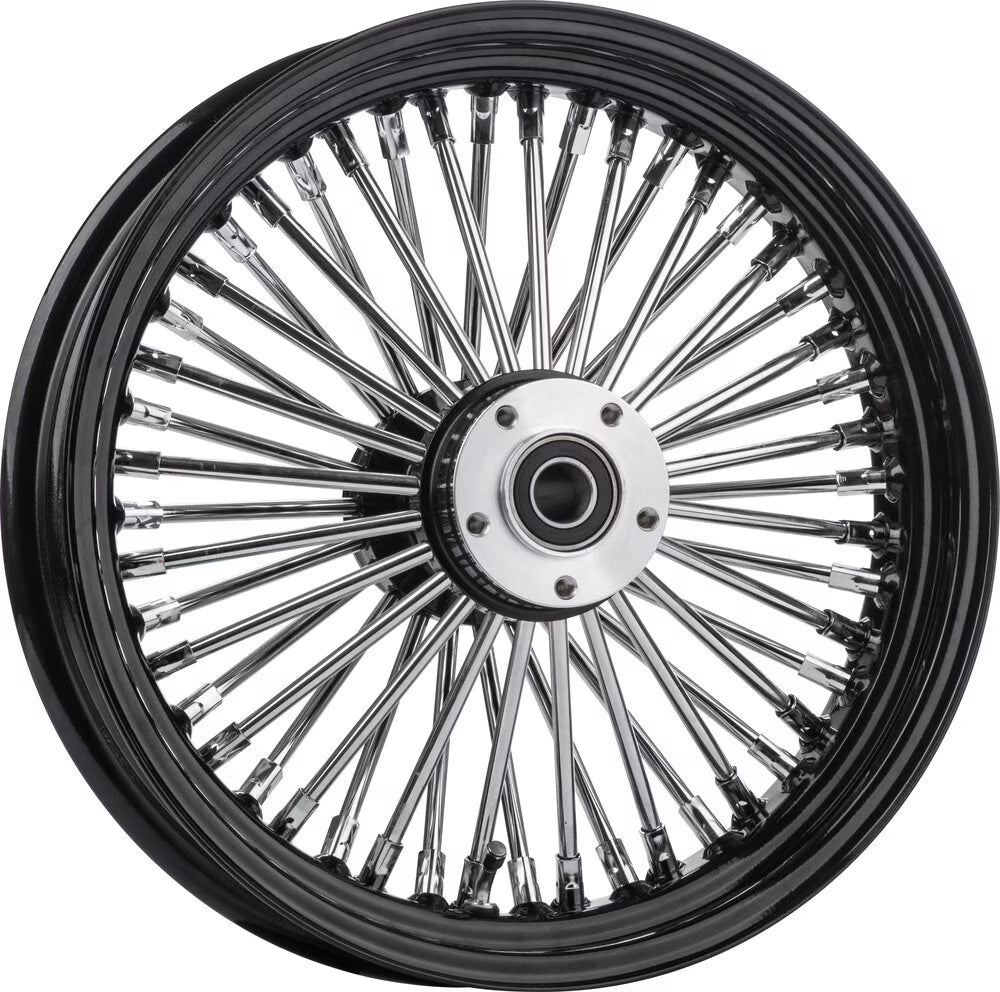 HardDrive Front 48 Spoke Wheel Black Dual Disc 23X3.5 25mm 08-Up 052-14542