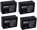 SEALED LEAD ACID BATTERIES 12V 10AH UB12100S - ELECTRIC SCOOTER BATTERY - 4 Pack