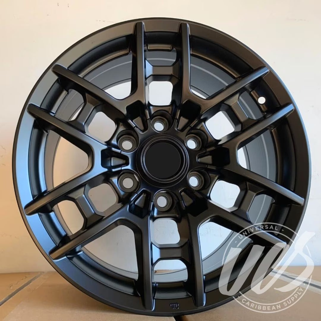 New 22  x 9  Replacement Black Alloy Wheels fits Toyota Tundra & Tacoma FJ (Set of 4)