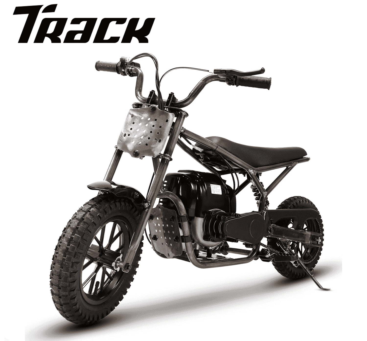 Track 7 37.7CC 4-Stroke Dirt Bike, Gas Powered Motorcycles, 1.36HP Off Road Trail Mini Bike with Heavy Duty Steel Frame, Rear Disc Brakes, Max Load 189 Lb & 15 MPH Top Speed, Bronze
