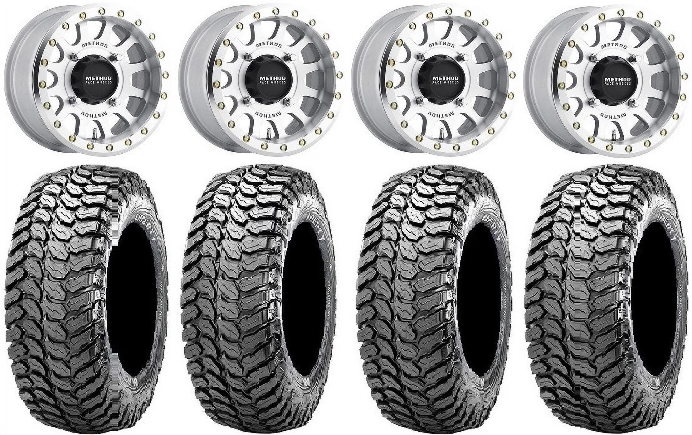 Method 401 Bdlk 15  Wheels Mh 4+3 29  Liberty Tires Sportsman RZR Ranger
