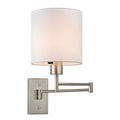 Elk Home 7-Inch Wide Carson Sconce. Transitional. Brushed Nickel