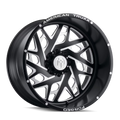 AMERICAN TRUXX FORGED ARIES-ATF1909 24X14 6X139.7 -76ET 106.1CB MATTE BLACK/MILLED