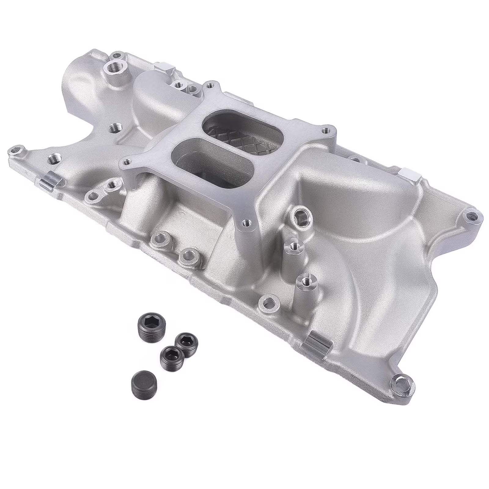 GELUOXI Intake Manifold for Ford Small Block Windsor SBF V8 289 302 Dual Plane 8124 DM-3212