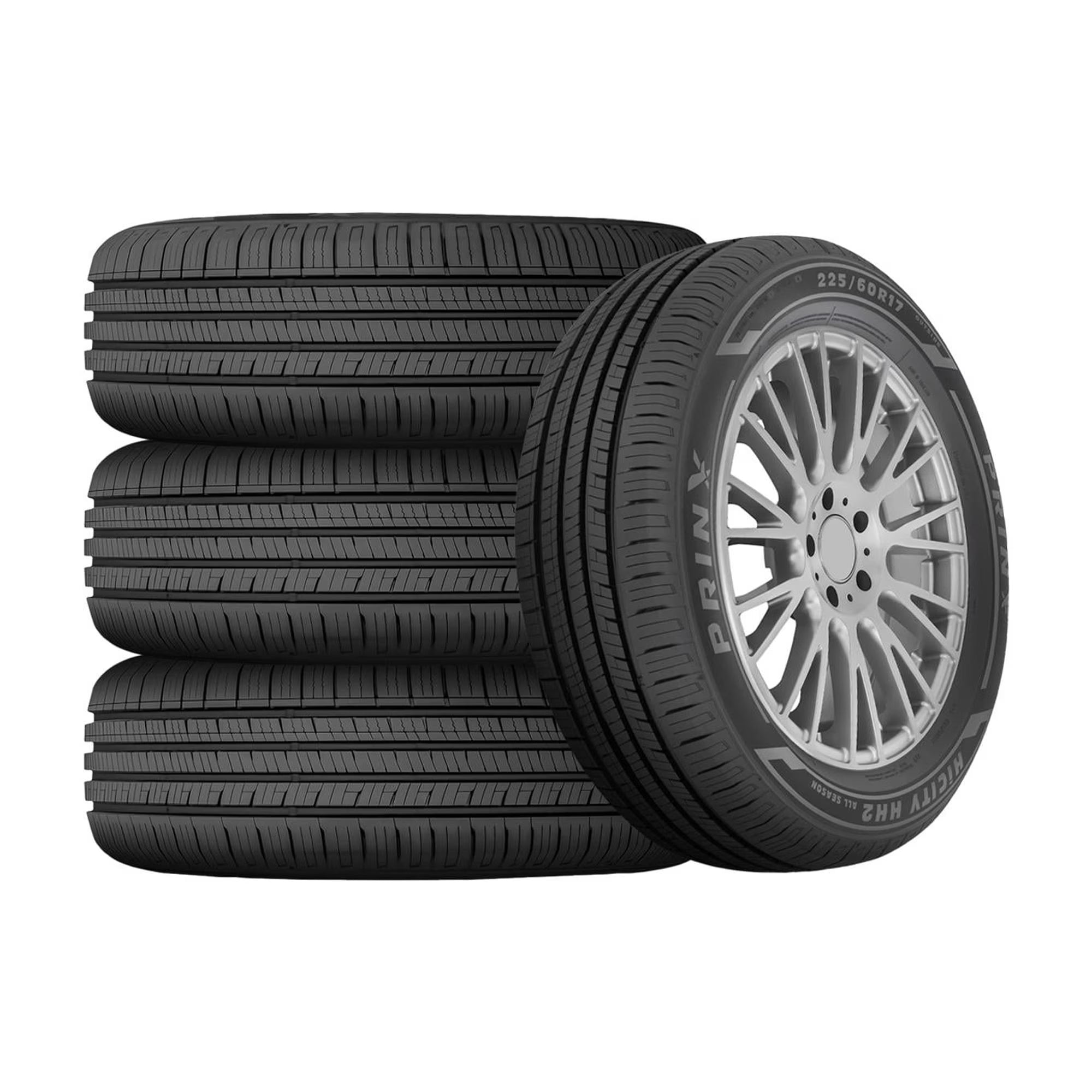 Set of 4 Prinx HiCITY HH2 225/65R17 102H Tires Fits: 2018-23 Chevrolet Equinox LT, 2015-17 Subaru Outback 3.6R Touring