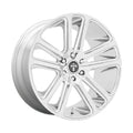 DUB 1PC Aluminum Rim S254 FLEX 26X10in Chrome Finish, S254260089+30