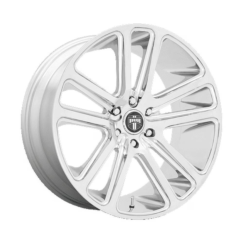 DUB 1PC Aluminum Rim S254 FLEX 26X10in Chrome Finish, S254260089+30